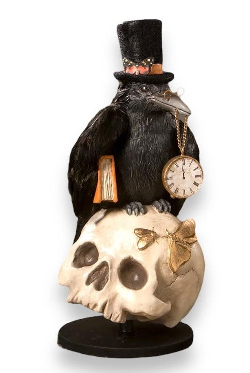 Shop For Midnight Crow On Skull by Bethany Lowe Designs