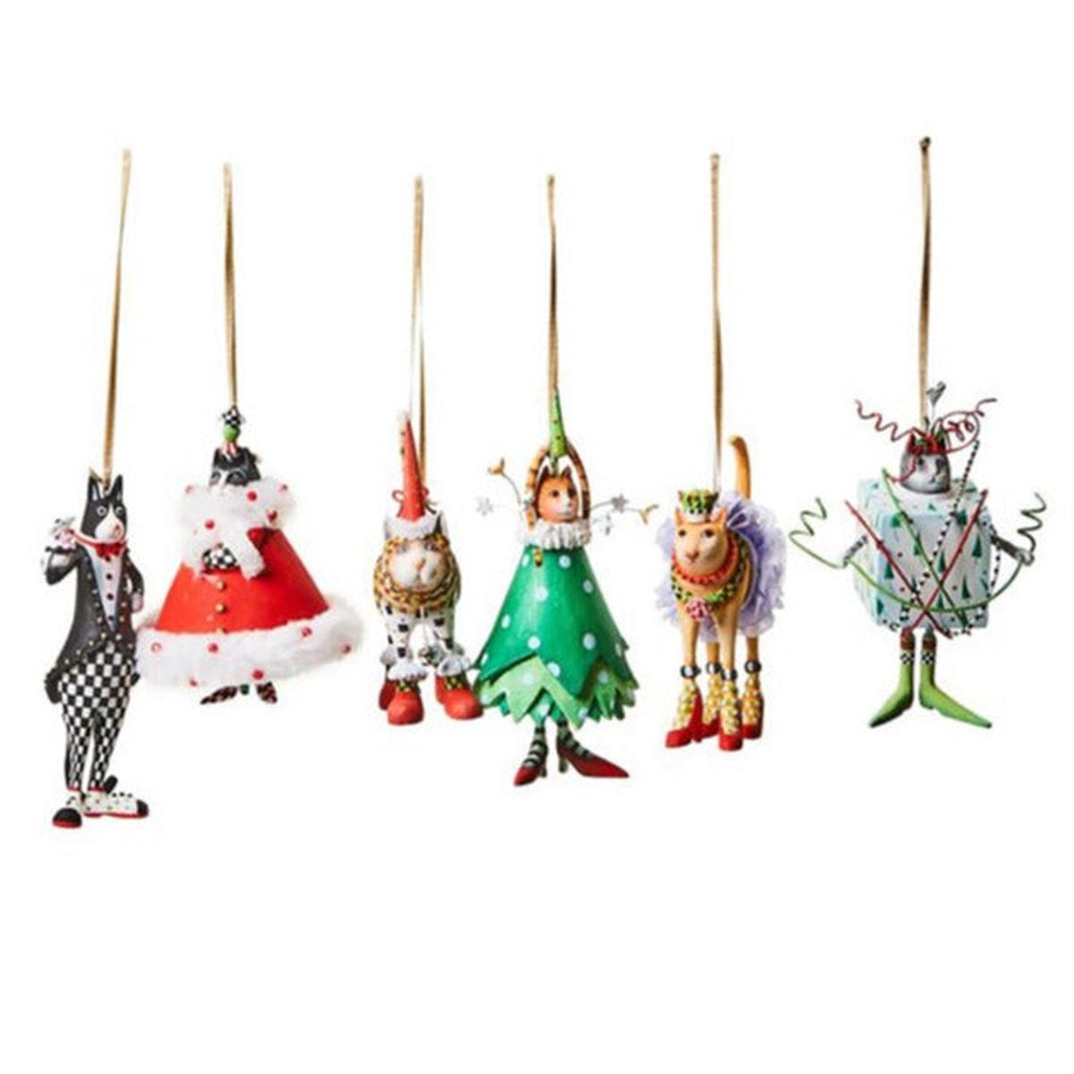 Shop For Mini Cat Ornaments (Set of 6)