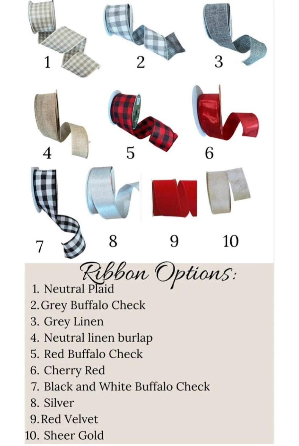 Mini Christmas Cabinet Wreath