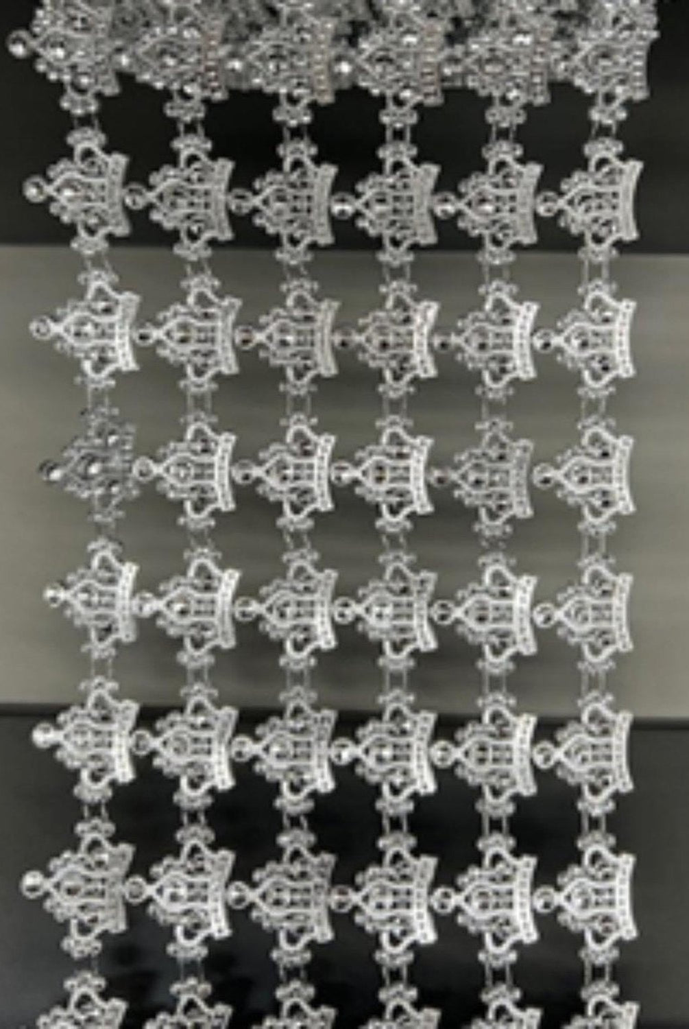 Shop For Mini Crown Bling Jewels: Silver (10 Yards)