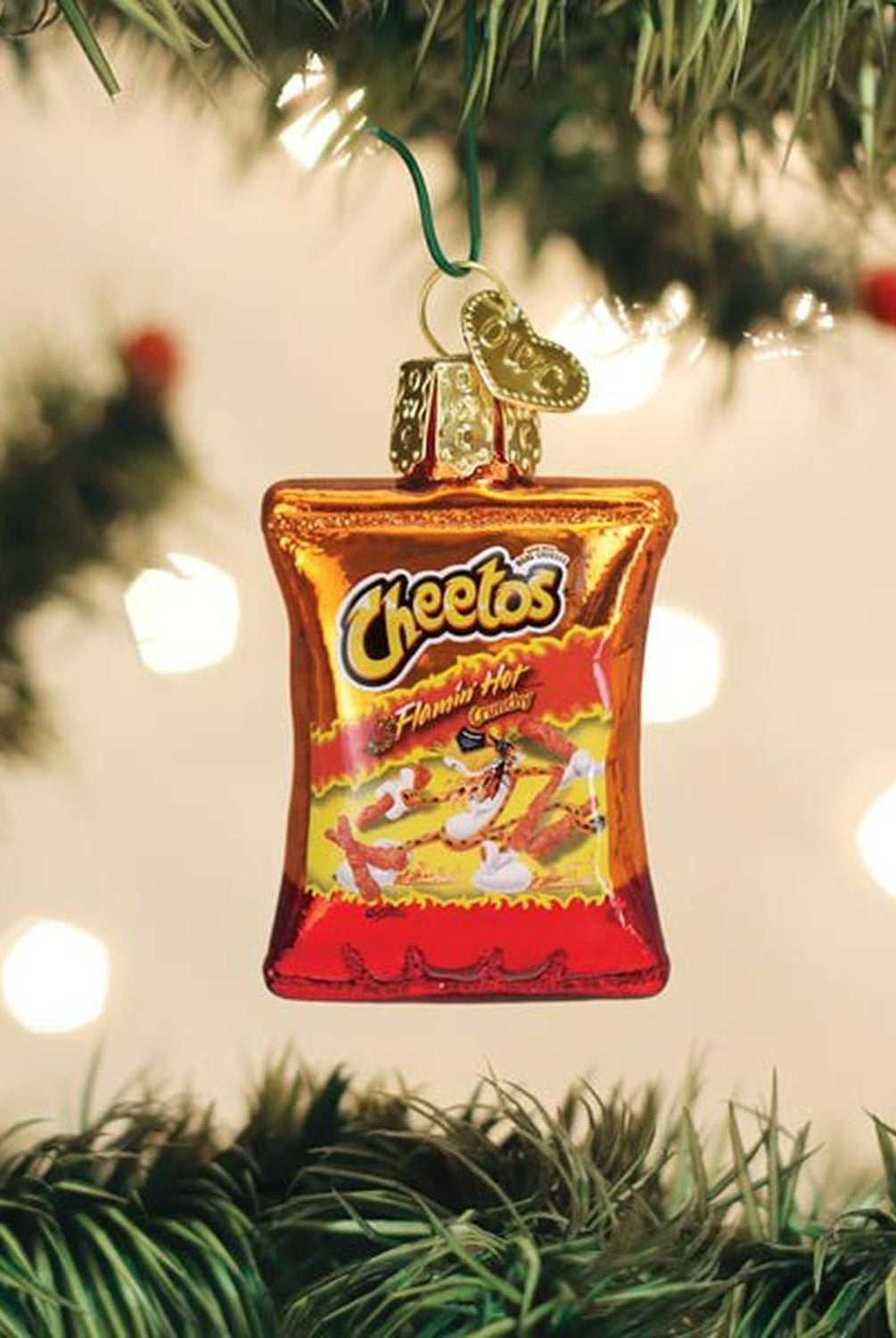 Mini Flamin' Hot Cheetos Ornament