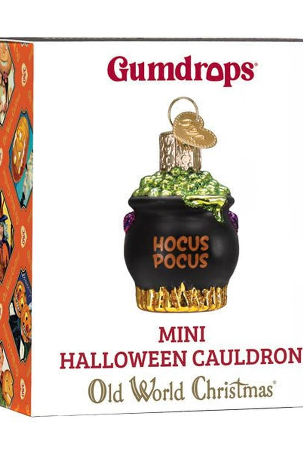 Mini Halloween Cauldron Ornament