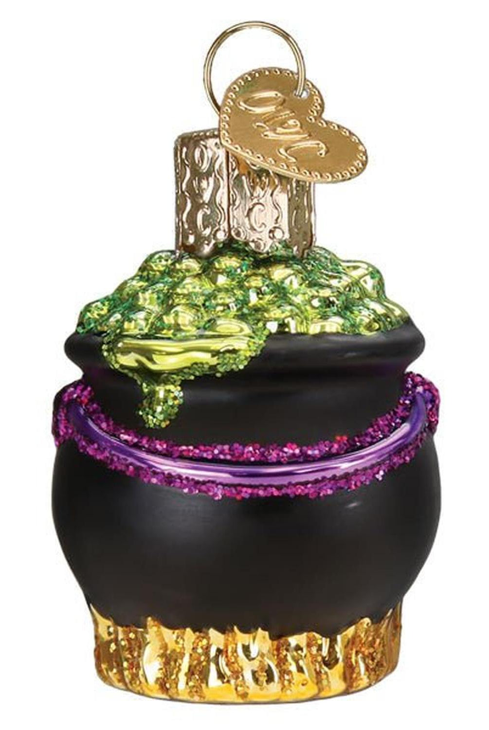 Mini Halloween Cauldron Ornament