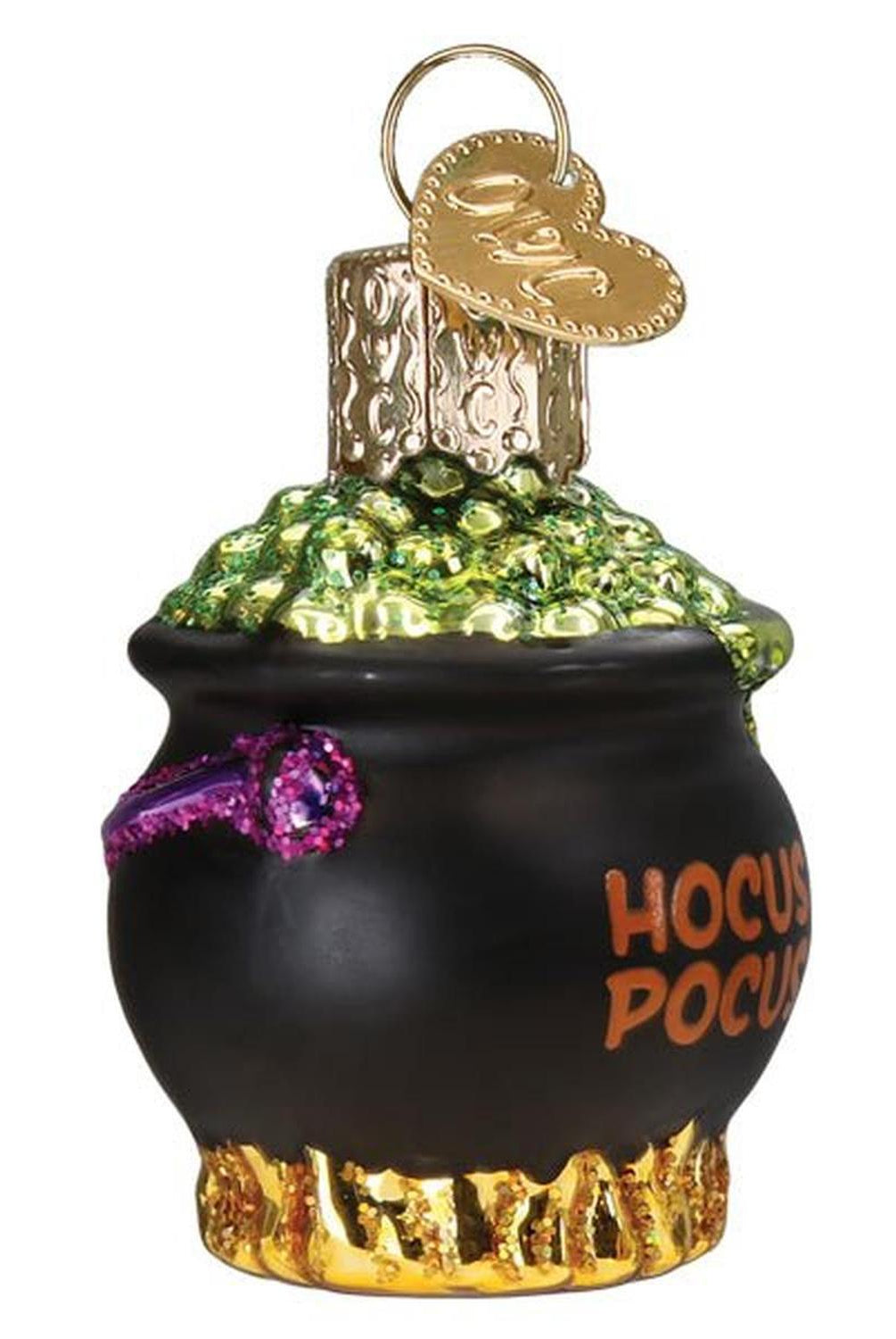 Mini Halloween Cauldron Ornament
