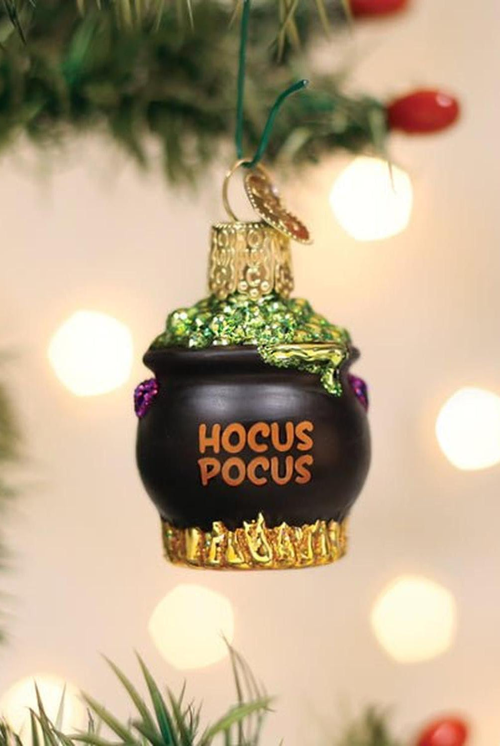 Mini Halloween Cauldron Ornament