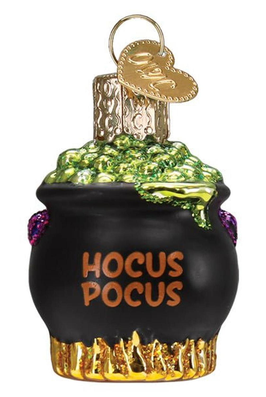 Mini Halloween Cauldron Ornament