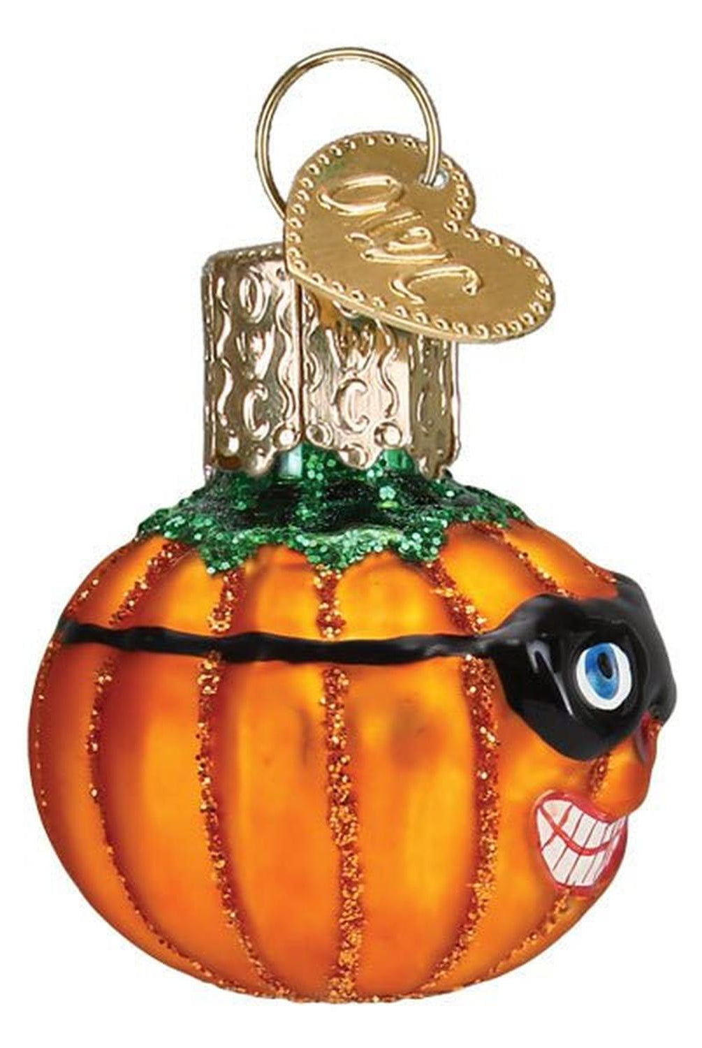 Mini Masked Jack O'lantern Ornament