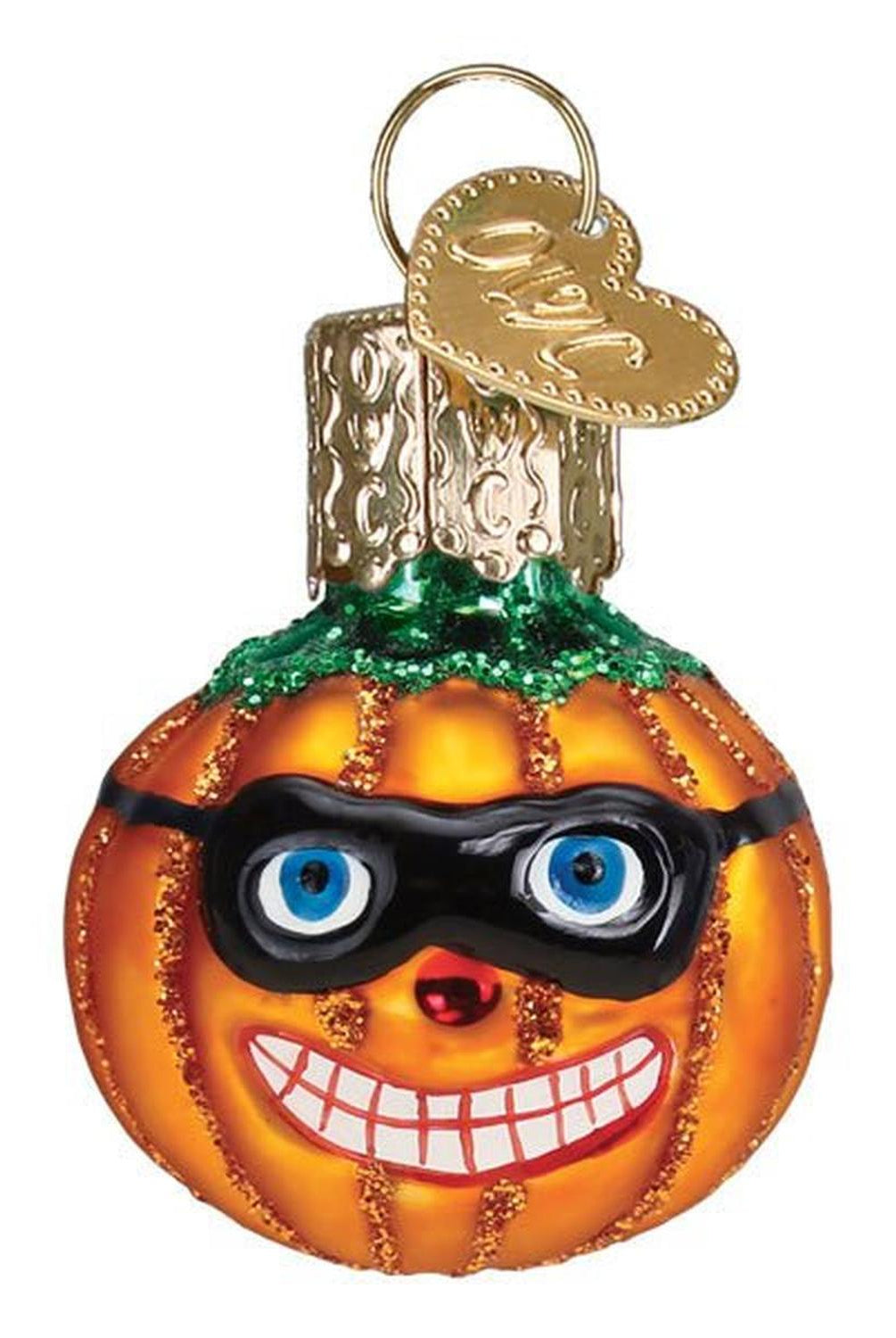 Mini Masked Jack O'lantern Ornament