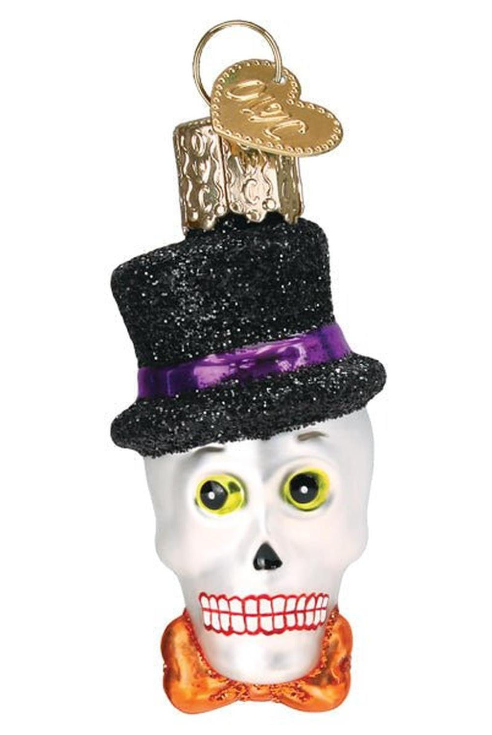 Mini Top Hat Skeleton Ornament
