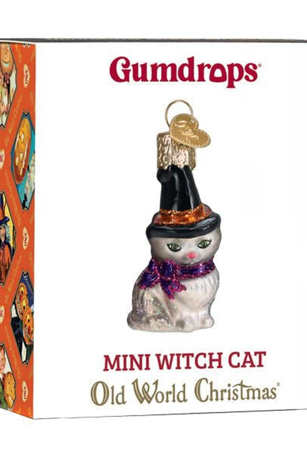 Mini Witch Cat Ornament