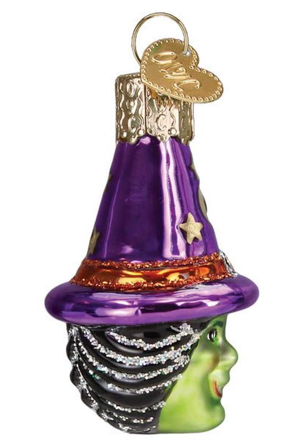 Mini Witch Head Ornament