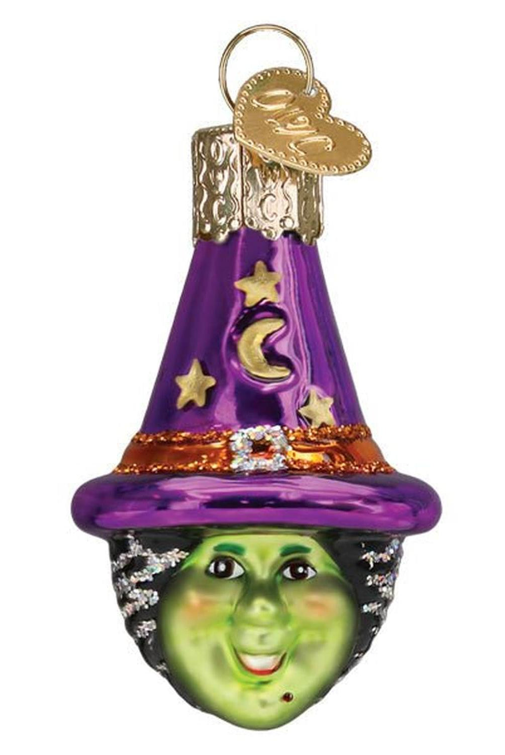 Mini Witch Head Ornament