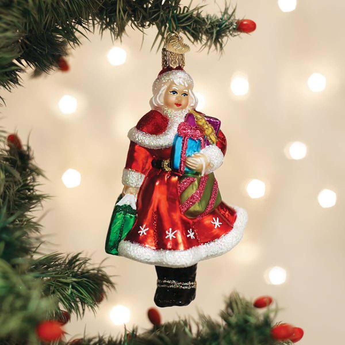 Shop For Mrs. Claus Goes Shopping Ornament