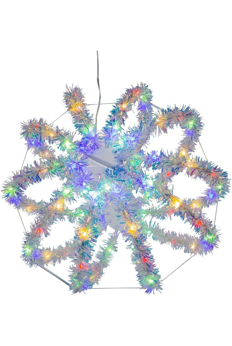 Shop For Multi - Color LED Tinsel Foldable Sphere 12"