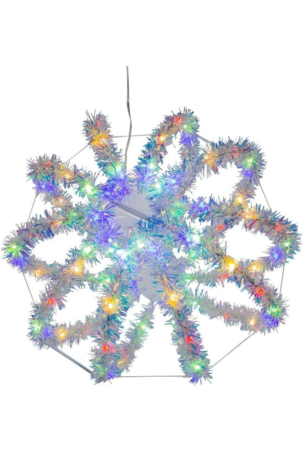 Shop For Multi - Color LED Tinsel Foldable Sphere 12"