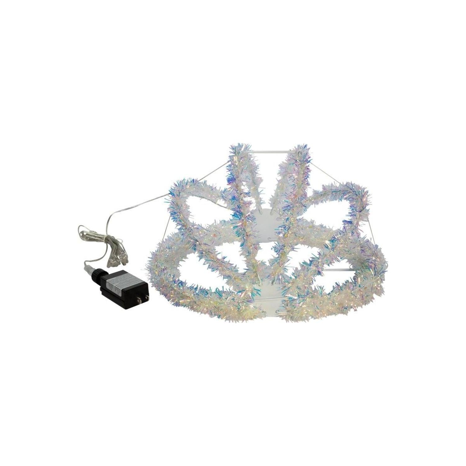 Shop For Multi - Color LED Tinsel Foldable Sphere 12"