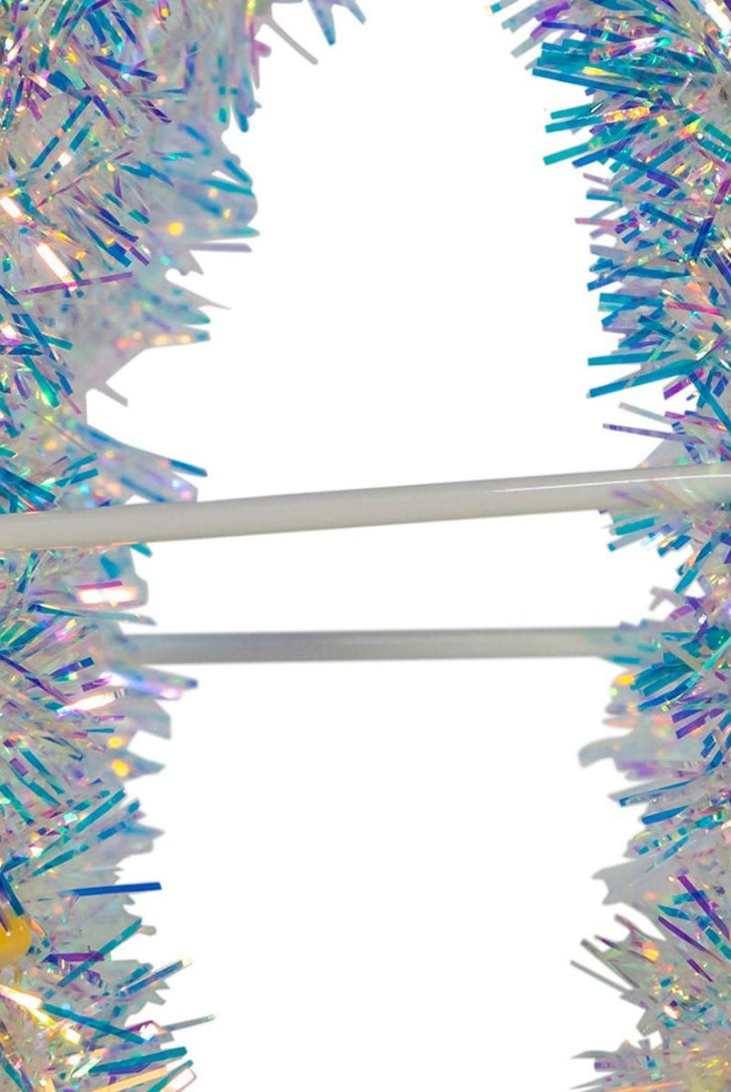 Shop For Multi - Color LED Tinsel Foldable Sphere 6"