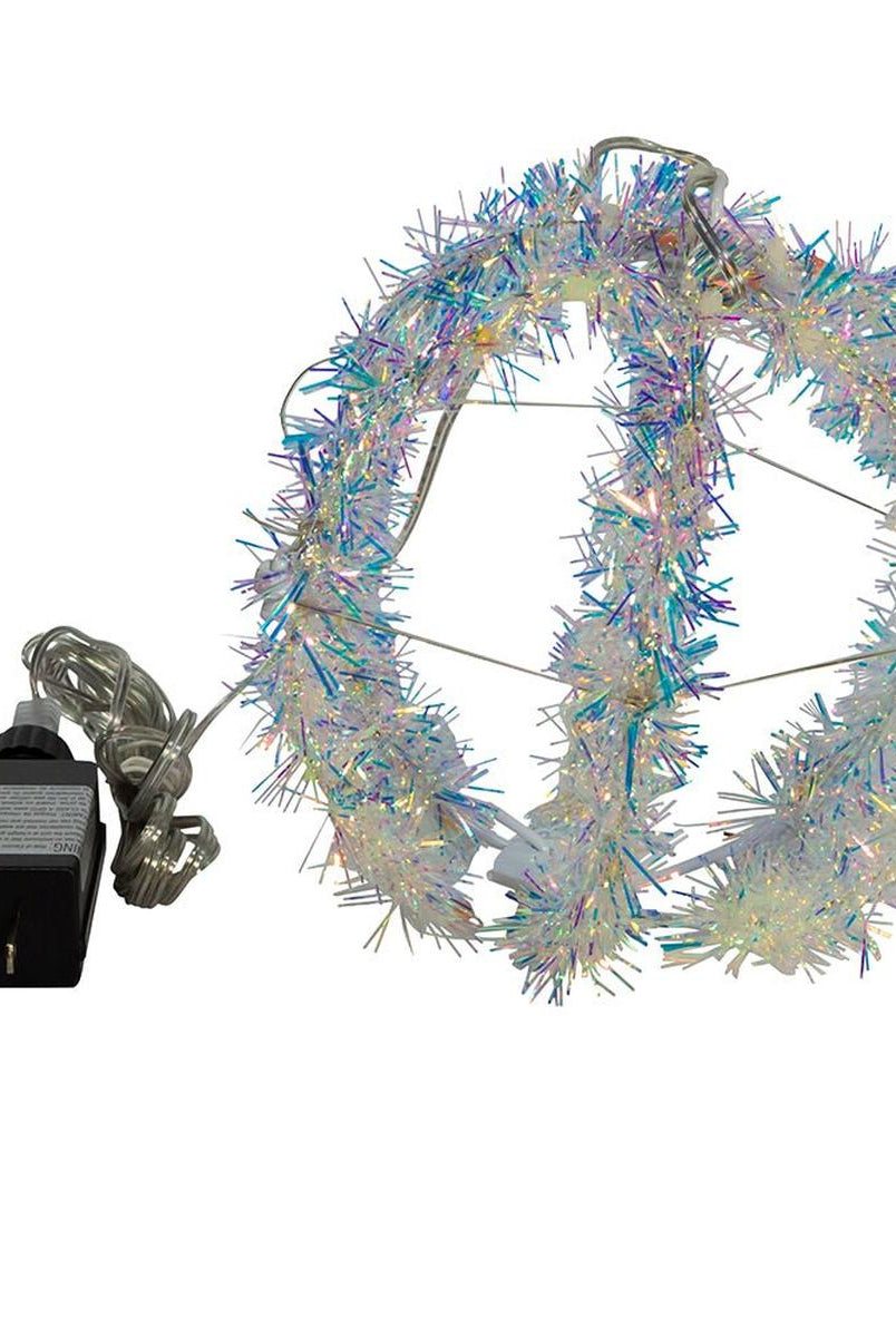 Shop For Multi - Color LED Tinsel Foldable Sphere 6"