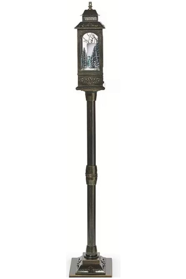 Shop For Musical LED Lighted Vintage House Lamp Post Decor at Michelle's aDOORable Creations