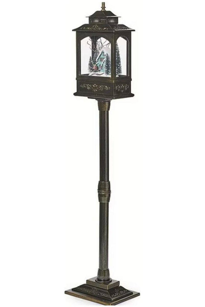 Shop For Musical LED Lighted Vintage House Lamp Post Decor at Michelle's aDOORable Creations