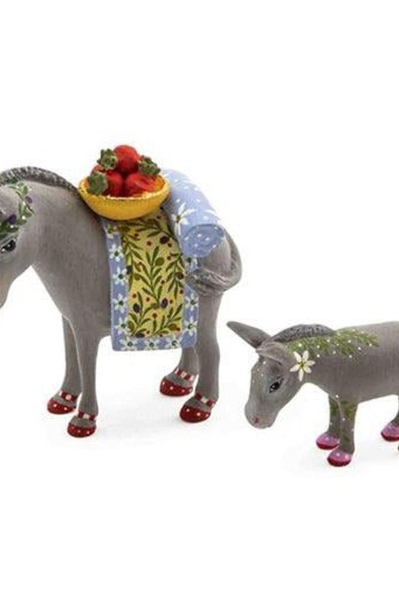 Shop For Nativity Mother & Baby Donkey Mini Figures