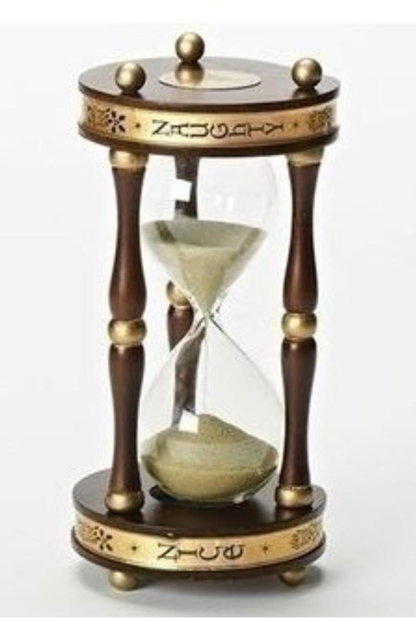 Shop For Naughty and Nice Year Hourglass at Michelle's aDOORable Creations