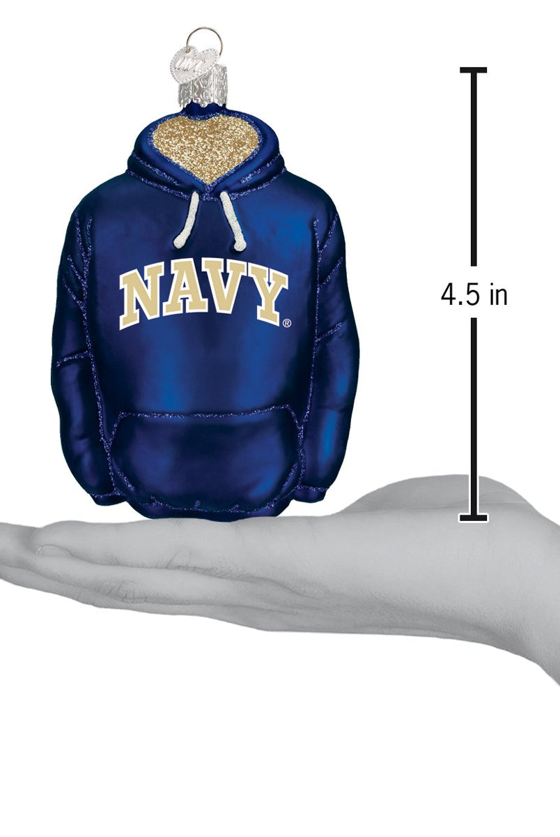 Shop For Navy Hoodie Ornament
