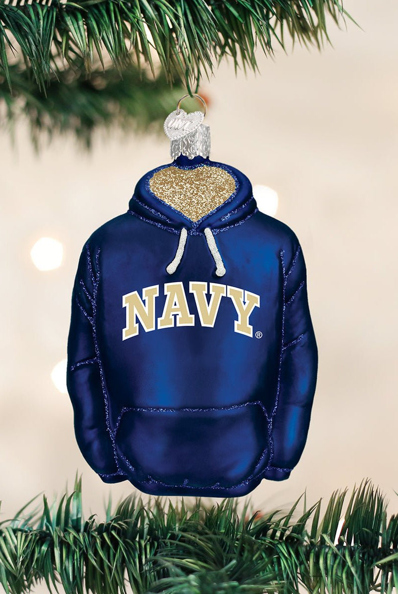 Shop For Navy Hoodie Ornament