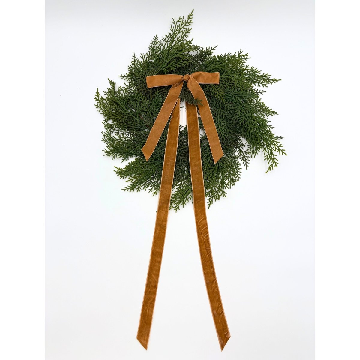 Shop For Neutral Mini Cedar Cabinet Wreaths with Ribbon