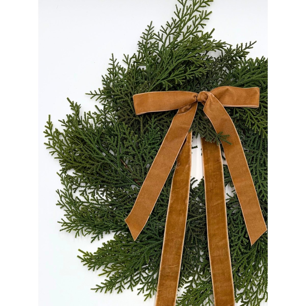 Shop For Neutral Mini Cedar Cabinet Wreaths with Ribbon