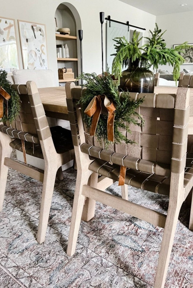 Shop For Neutral Mini Cedar Cabinet Wreaths with Ribbon