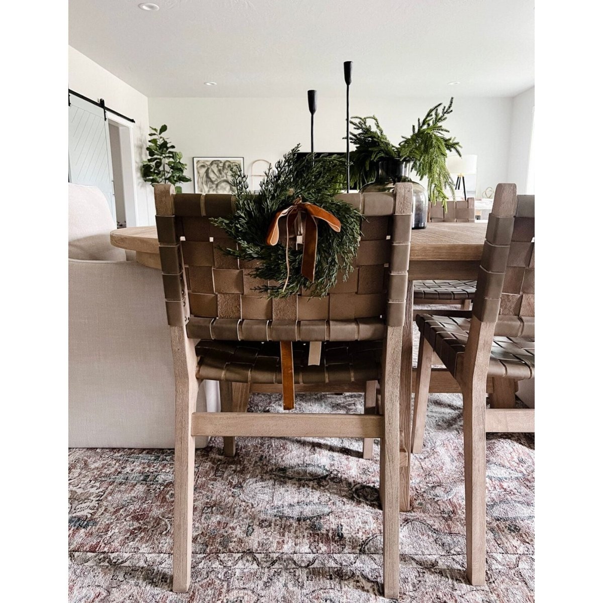 Shop For Neutral Mini Cedar Cabinet Wreaths with Ribbon