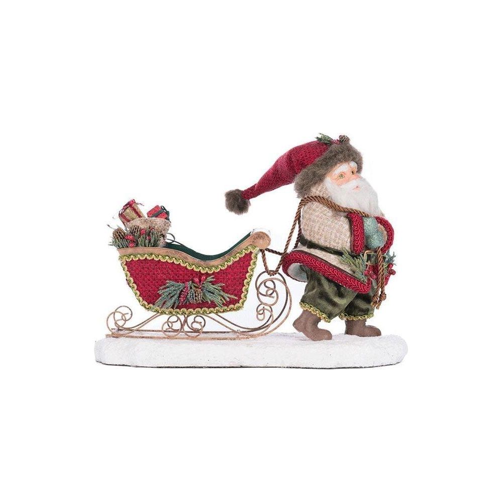 Shop For North Country Santa Pulling Sleigh Candle Holder