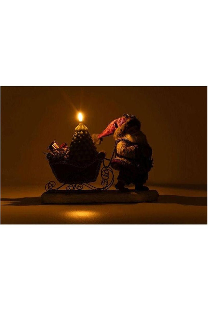 Shop For North Country Santa Pulling Sleigh Candle Holder