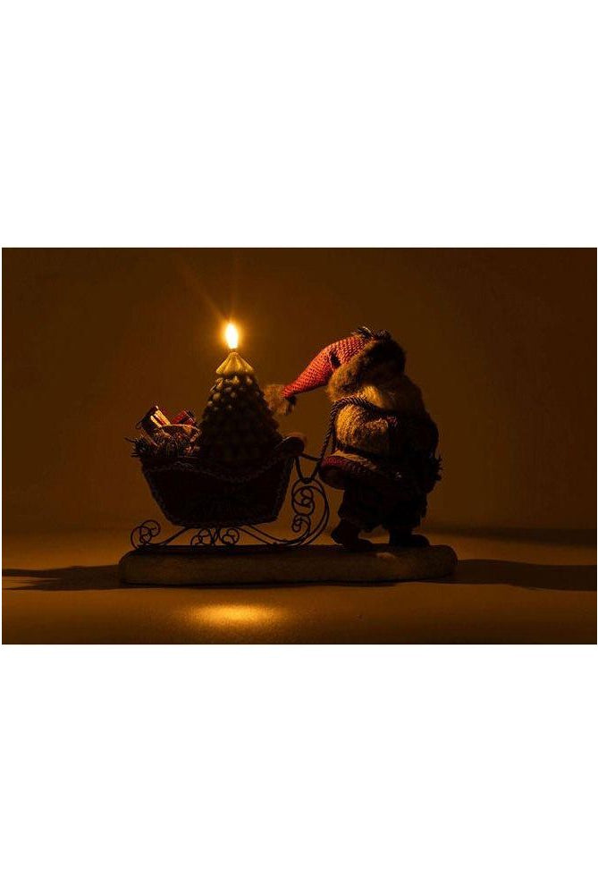Shop For North Country Santa Pulling Sleigh Candle Holder