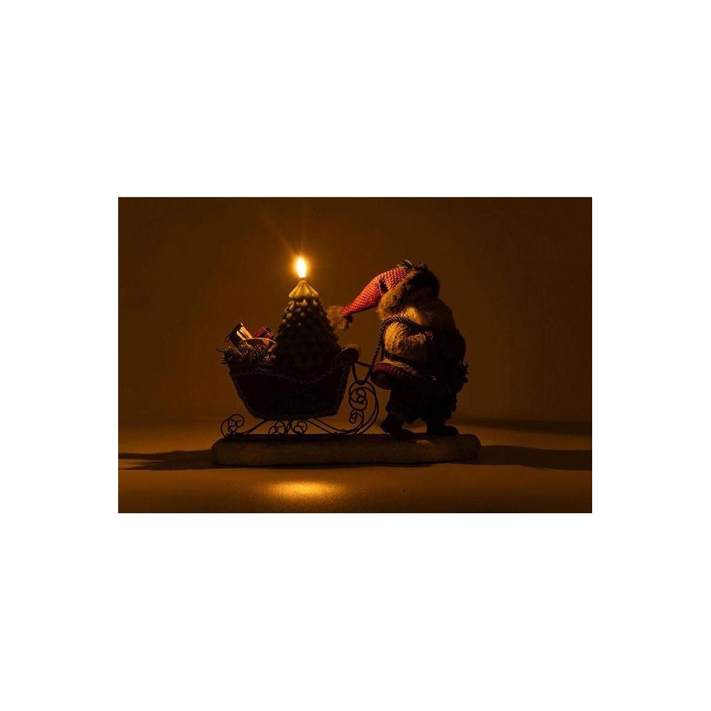 Shop For North Country Santa Pulling Sleigh Candle Holder