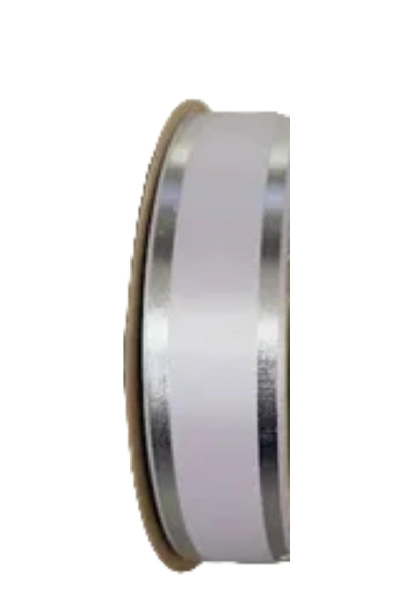 Shop For Outside Stripes Ribbon Num 9: White/Silver 100 yds