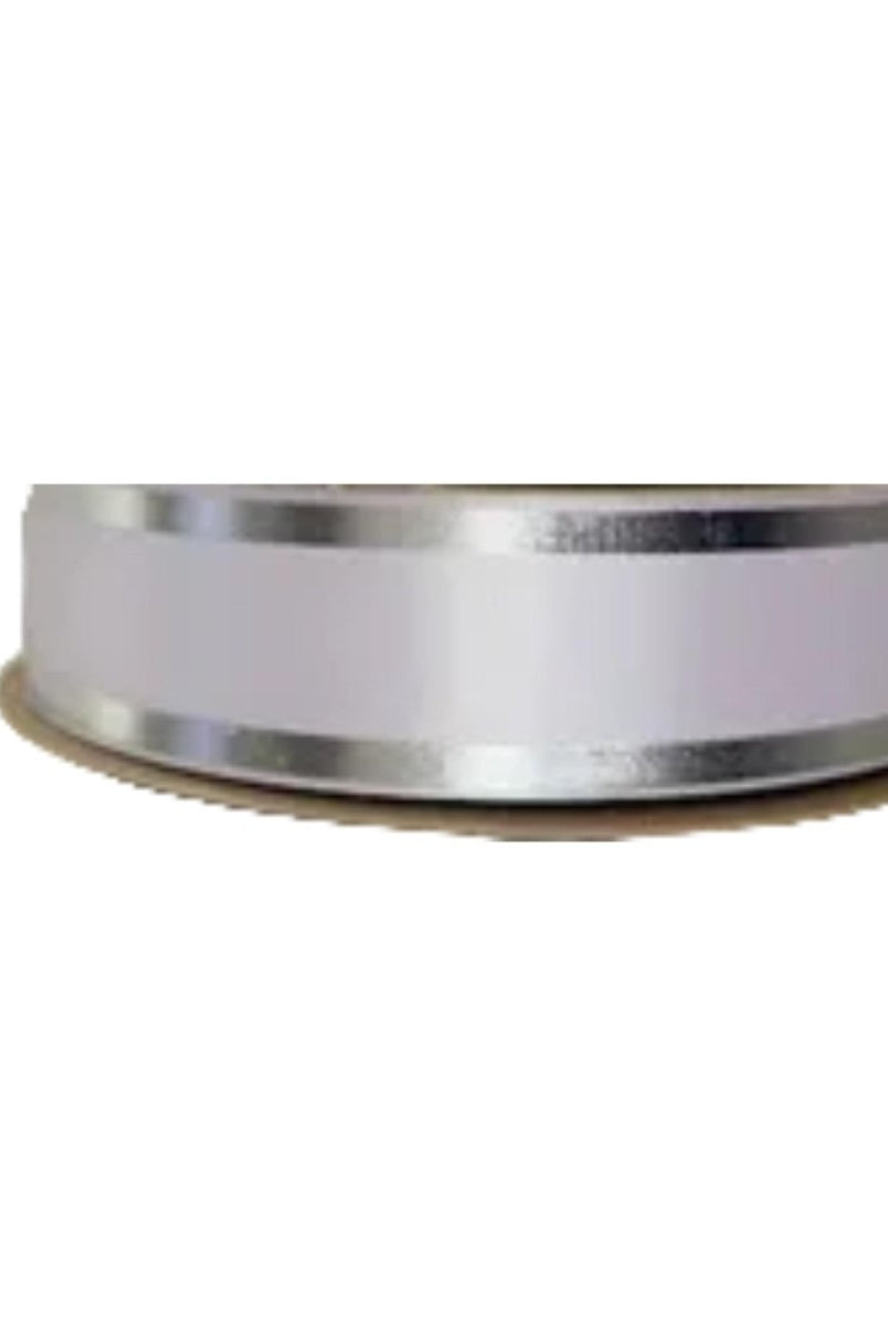 Shop For Outside Stripes Ribbon Num 9: White/Silver 100 yds