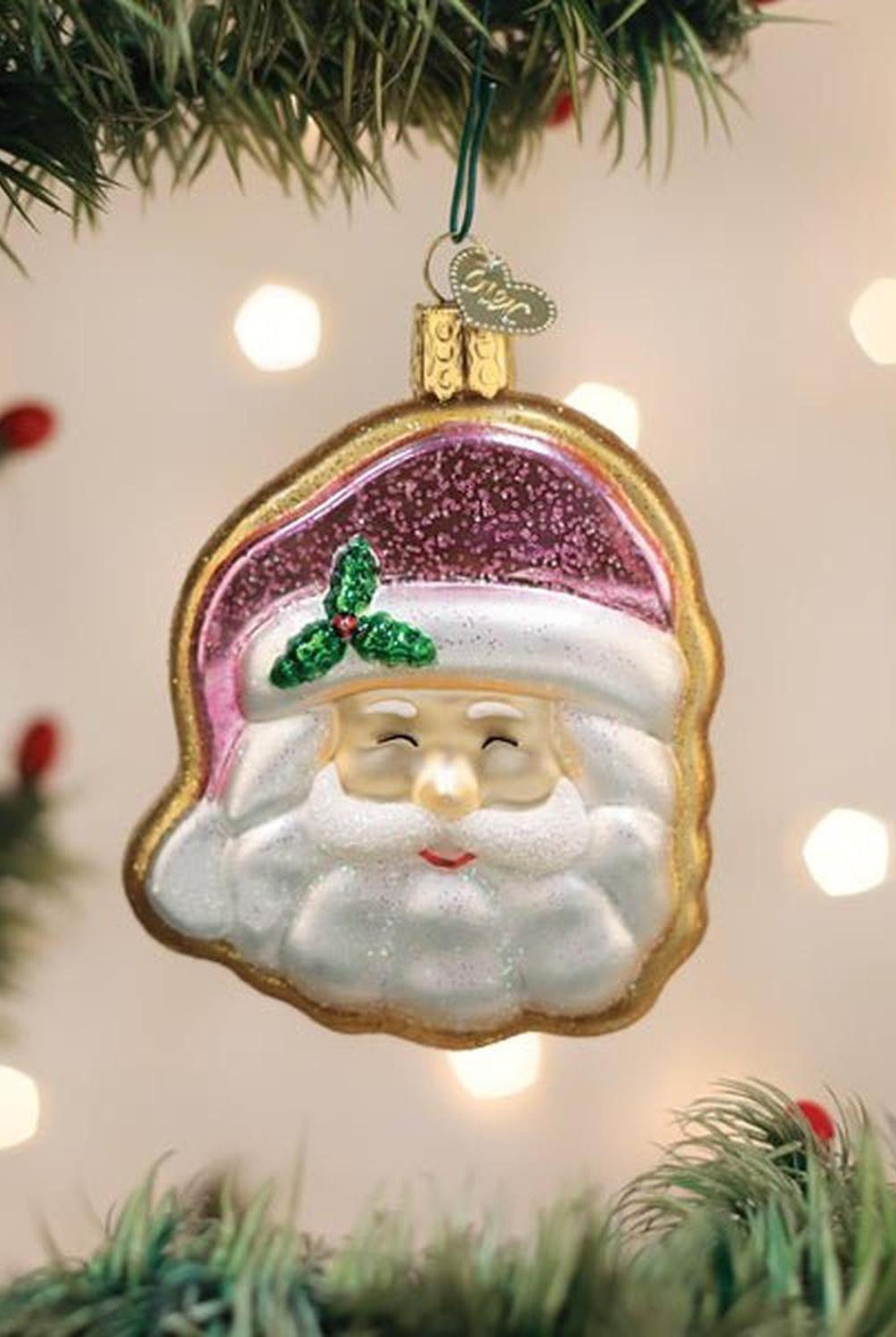 Papa Noel Sugar Cookie Ornament