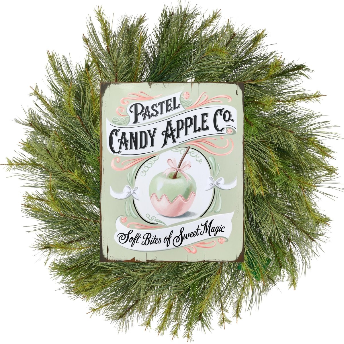 Shop For Pastel Candy Apple Halloween Sign