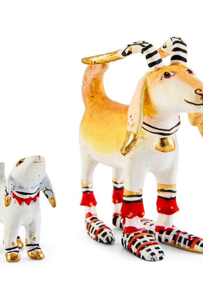 Patience Brewster Mini Nativity Nathan & Noel Goat Figures