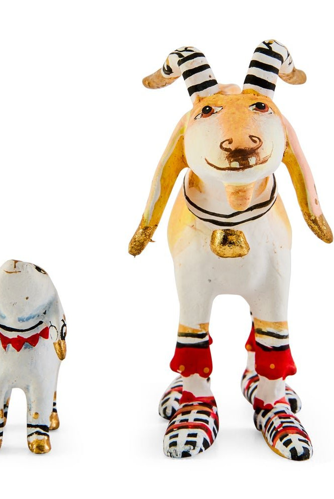 Patience Brewster Mini Nativity Nathan & Noel Goat Figures