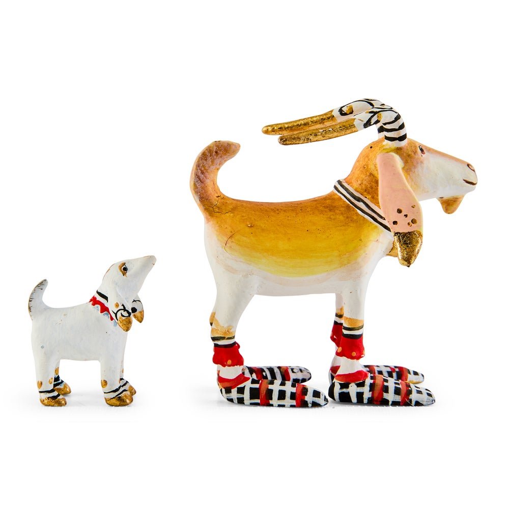 Patience Brewster Mini Nativity Nathan & Noel Goat Figures