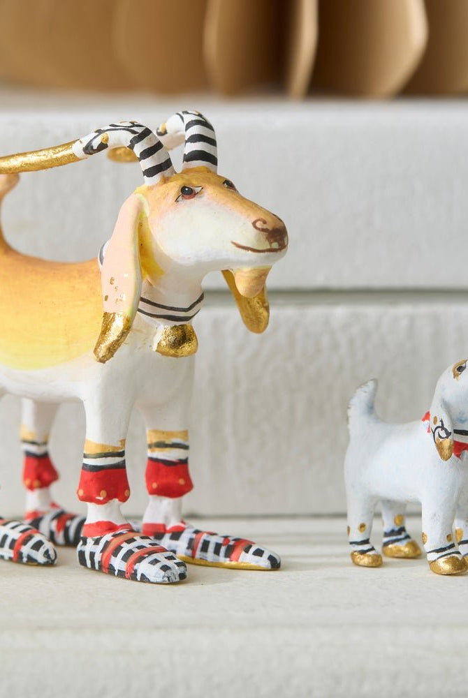 Patience Brewster Mini Nativity Nathan & Noel Goat Figures