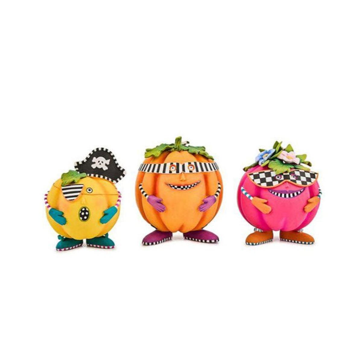 Shop For Patience Brewster Mini Pumpkins, Set of 3