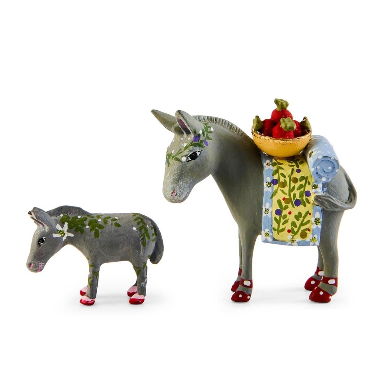 Patience Brewster Nativity Mother & Baby Donkey Mini Figures