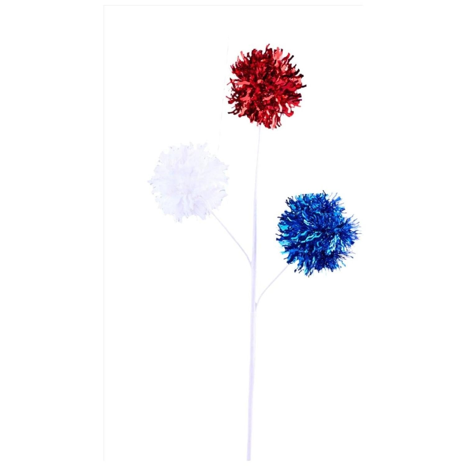 Shop For Patriotic Firework Tinsel Ball Spray at Michelle's aDOORable Creations