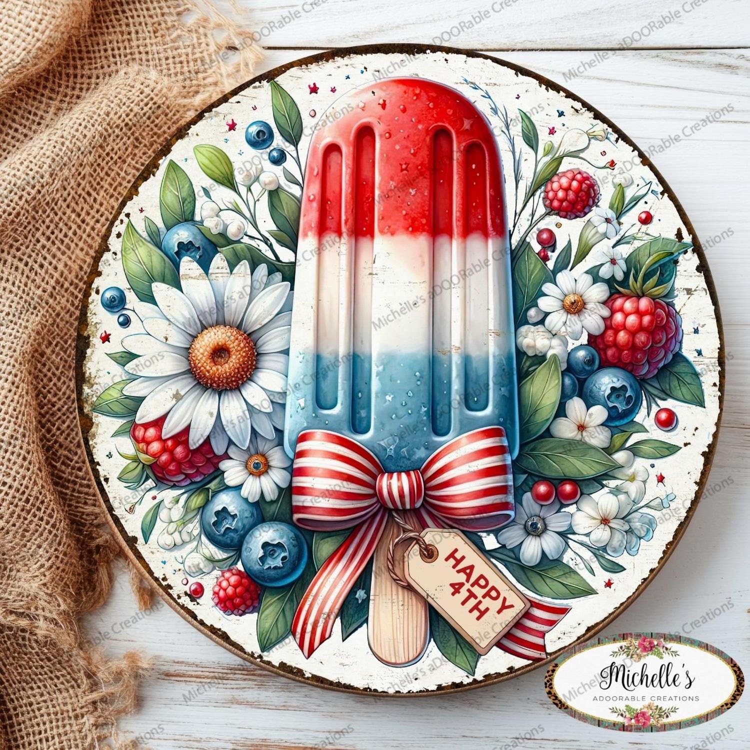 Shop For Patriotic Popsicle Summer Sign
