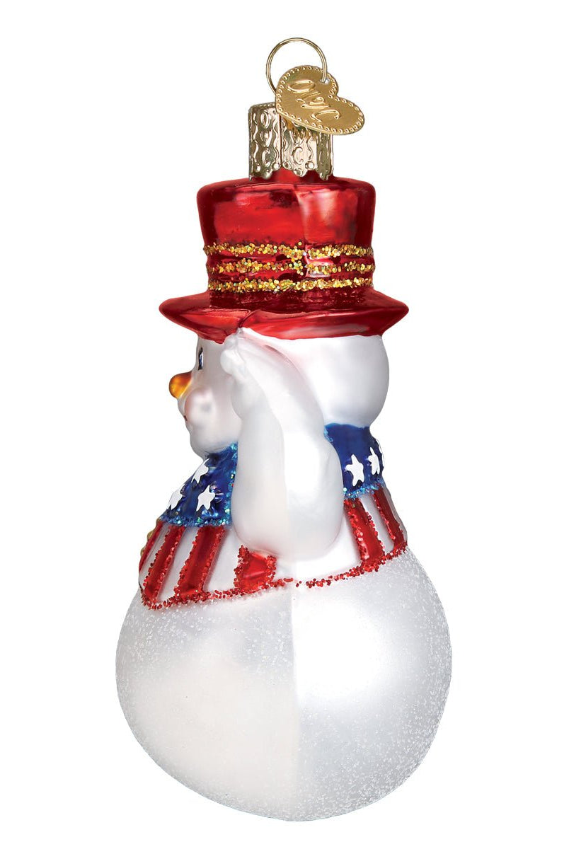 Shop For Patriotic Snowman Ornament
