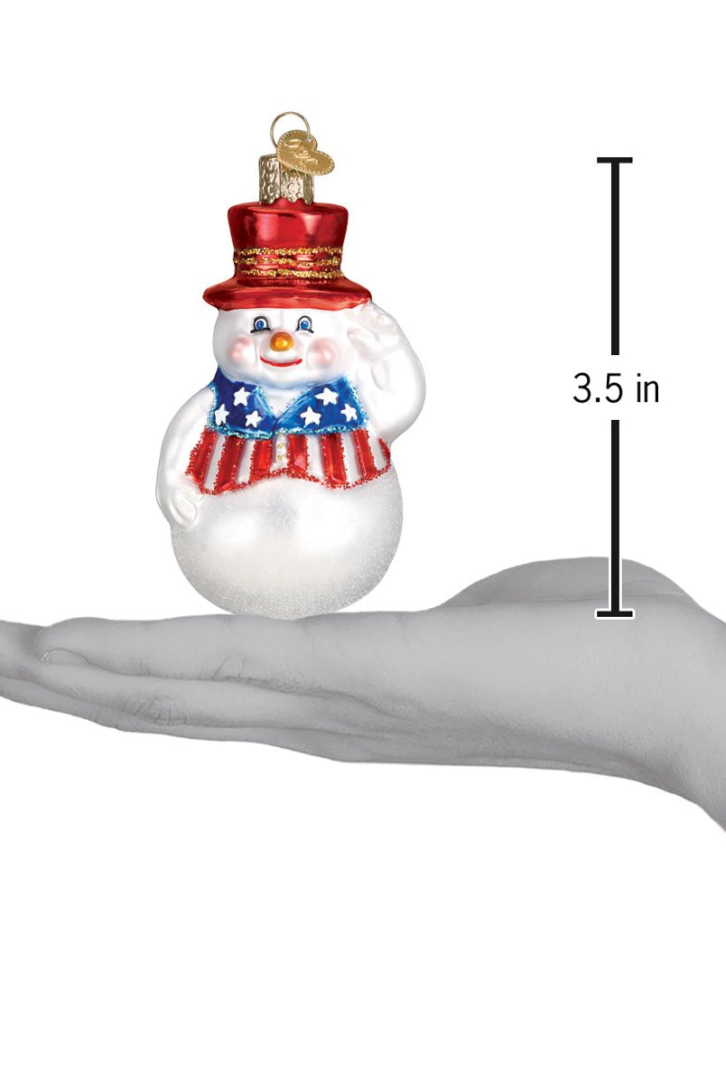 Shop For Patriotic Snowman Ornament